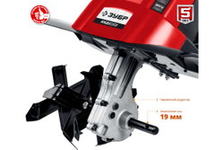 Электрический культиватор ЗУБР ККД-1800