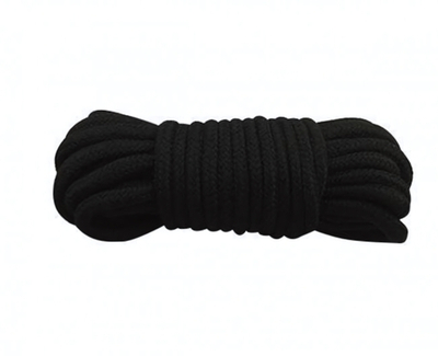 Веревка для бондажа 5 метров ROSYLAND черная (Цвет: черный)