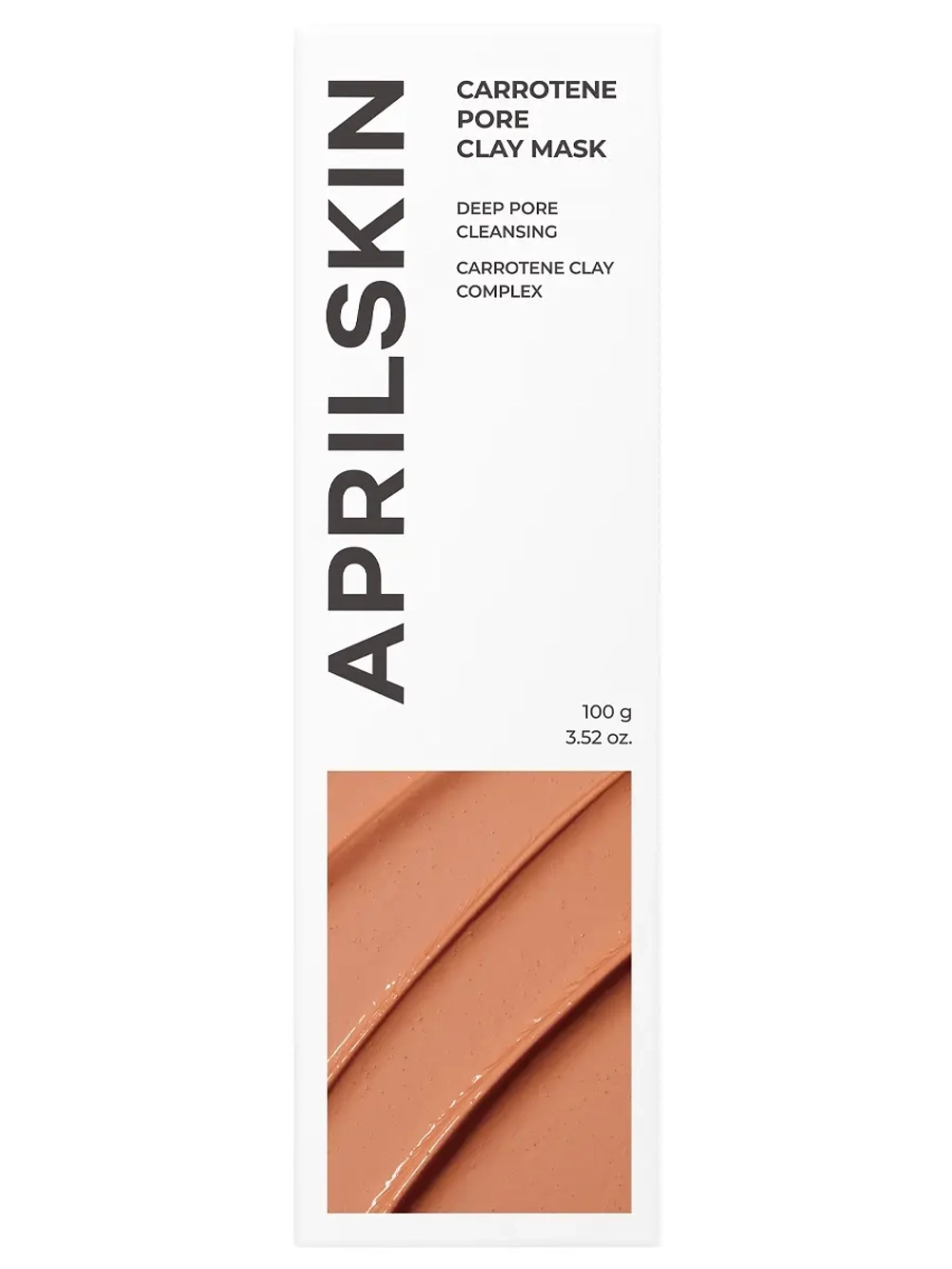 APRILSKIN 3-минутная очищающая глиняная маска для сужения пор Carrotene Pore Clay Mask 100 гр