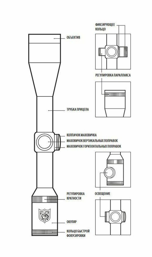 Прицел Nikko Stirling Mountmaster 4-12x50 AO Half Mil Dot (NMM41250AON)