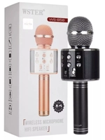 Караоке микрофон Wster WS-858 черный