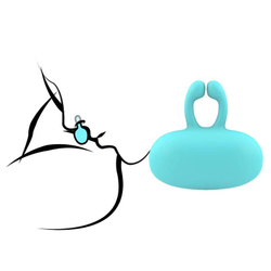 Бирюзовый многофункциональный стимулятор