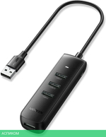 USB-хаб Ugreen CM416-10915 Black (10915)