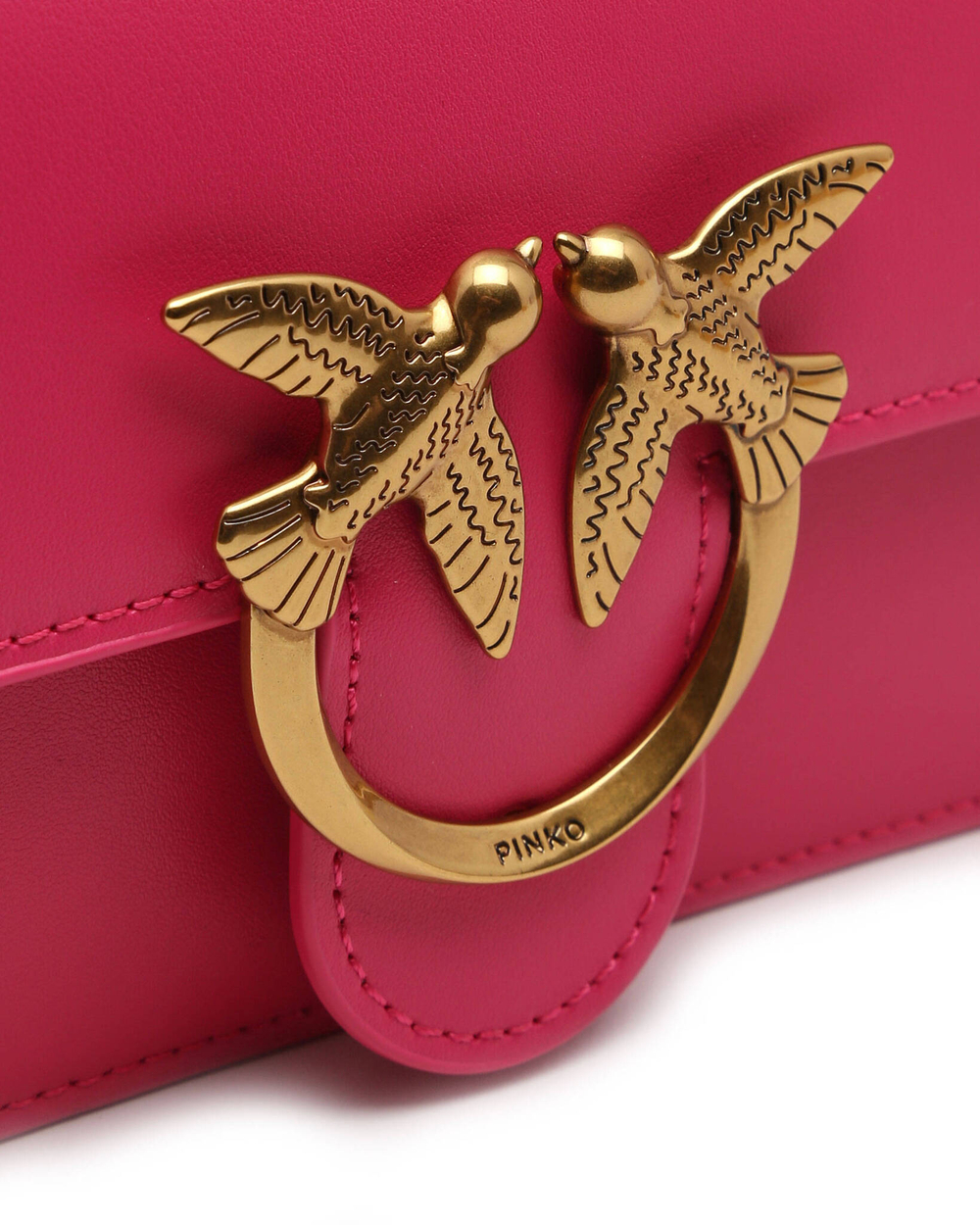 Кожаная сумка через плечо LOVE ONE MINI Pinko - розовый(100074 A0F1)