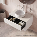 Тумба подвесная IDDIS Aiger, под столешницу, 80 см, белый, AIG80W0i95