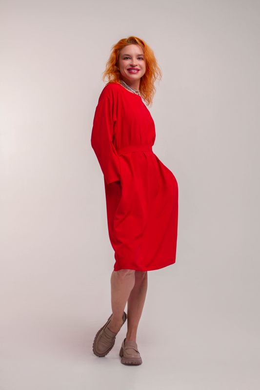 Платье. PROF красное