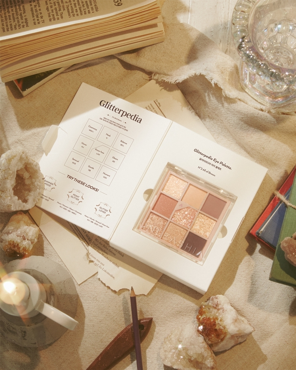 Unleashia Glitterpedia Eye Palette - оттенок палитры теней для век, 6,6 g