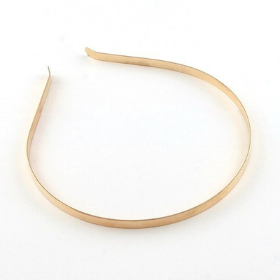 Заготовка металл для ободка, ш. 7 мм, золото