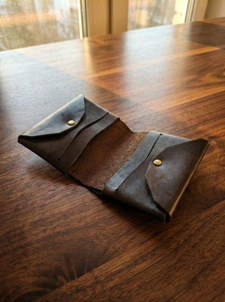 Бумажник Ichimai . Темный коньяк