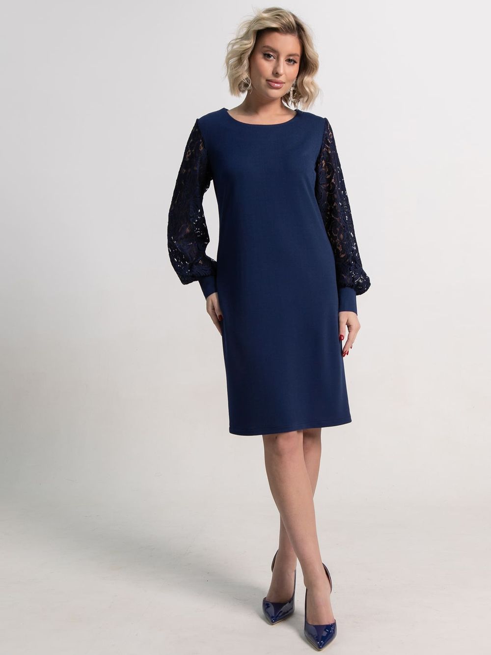 Платье Шарли (темно-синее) П15251-18М LT Collection