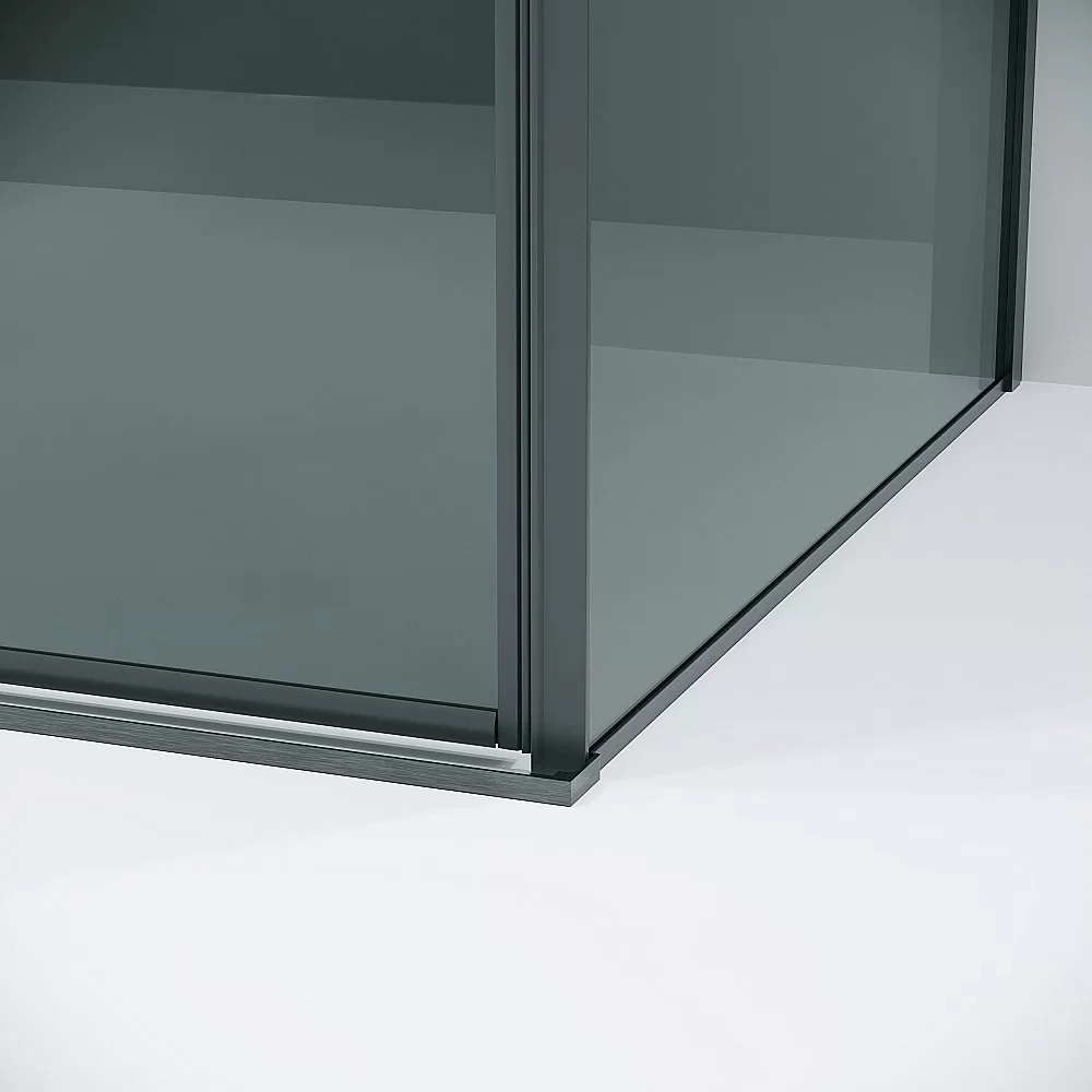 Душевой уголок Grossman Galaxy 120.K33.01.1280.42.10 120x80 профиль графит сатин/стекло тонированное