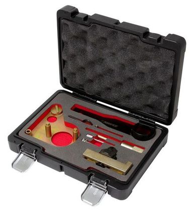 Набор фиксаторов для обслуживания двигателей с цепным приводом Renault/Nissan &amp; Vauxhall/Opel (2.0/2.3 DCi/CDTi-M9R/M9T) в кейсе''Premium'' Forsage F-908G12D