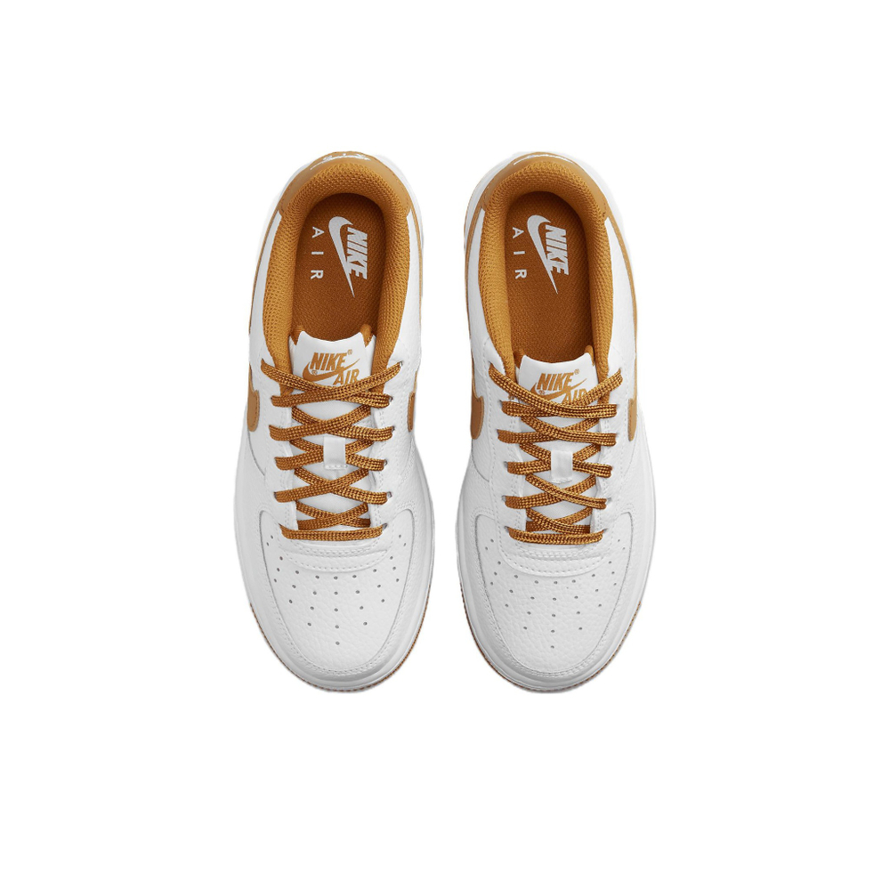 Кроссовки Nike Air Force 1 Low GS White Desert Ochre