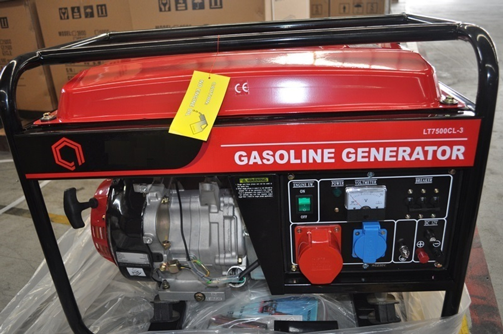 Бензиновый генератор 6 кВт АМПЕРОС LT 7500CL-3