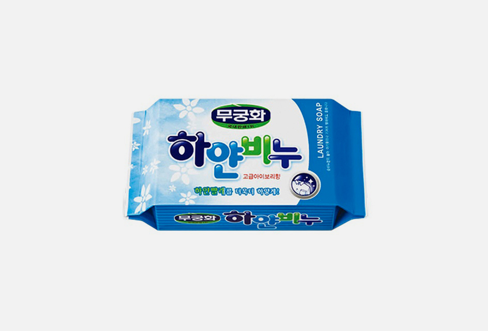 MUKUNGHWA Мыло хозяйственное ОТБЕЛИВАЮЩЕЕ Laundry soap (230 гр)