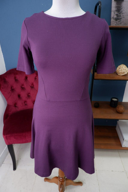 Платье Benetton сливовое 44 размер