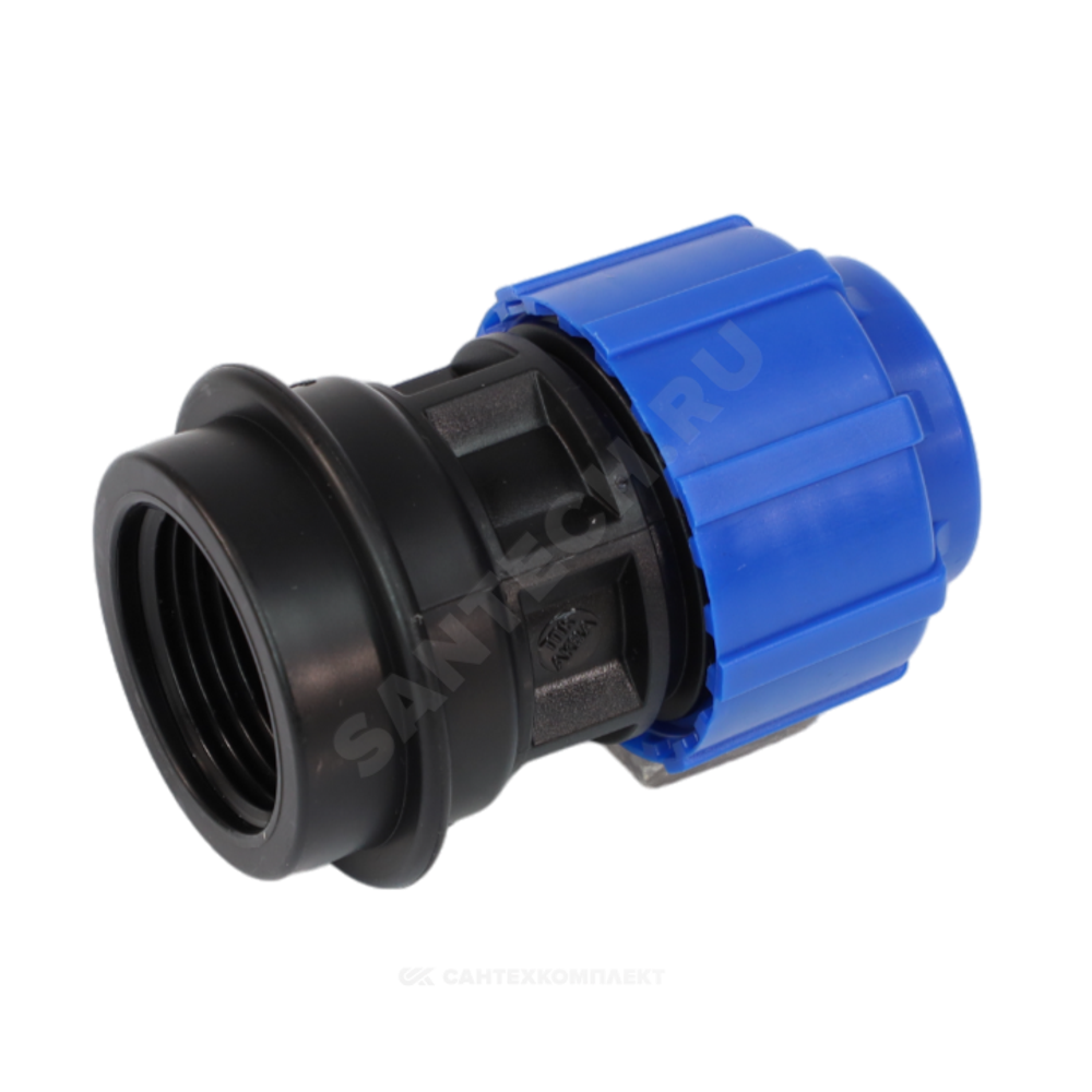 Муфта компрессионная ПЭ Дн 50х1 1/2" ВР Ру16 ТПК-АКВА 52005112