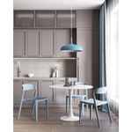 Стул Moris пластик голубой