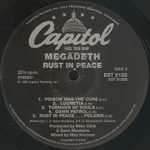 Megadeth / Rust In Peace (Limited Edition)(LP)