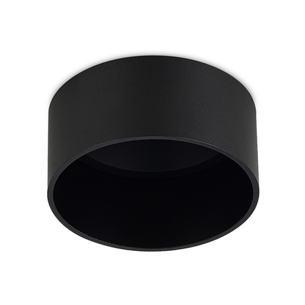 Светильник встраиваемый MUNICH под лампу GU10, цвет черный, D88xH92, 3мм, IP20