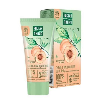 Чистая Линия,Скраб д/лица,Очищающий,д/норм,к 50мл.