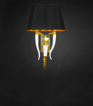 replica  Brunilde wall lamp H60 (black)