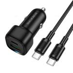 Автомобильное зарядное устройство для Type-C Borofone BZ34B PD38W QC3.0 (black)