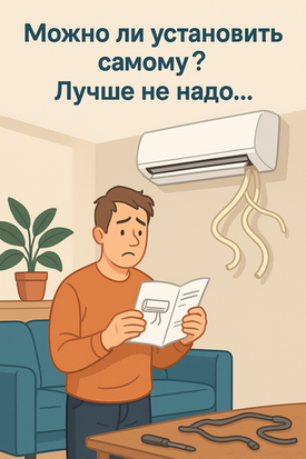 Можно ли самому установить кондиционер?