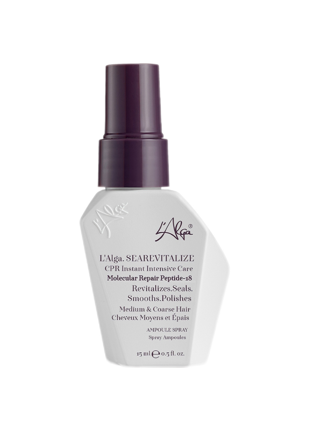 L’alga SEAREVITALIZE Ampoule Spray - Medium & Coarse Hair / Ампула-спрей оживляющая с Пептидом-18 для нормальных и жестких волос