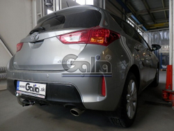 Фаркоп оцинкованный Galia T056C для Toyota Auris хетчбек 2007-2013, 2013-(паспорт и сертификат в комплекте)(без электрики)