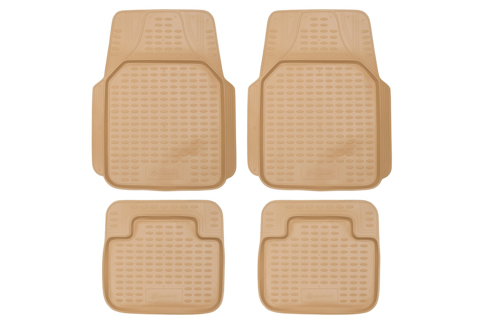 Коврики в салон для универсальные Lider, 4 шт. (полиуретан, бежевые) NLC.00.00.212
