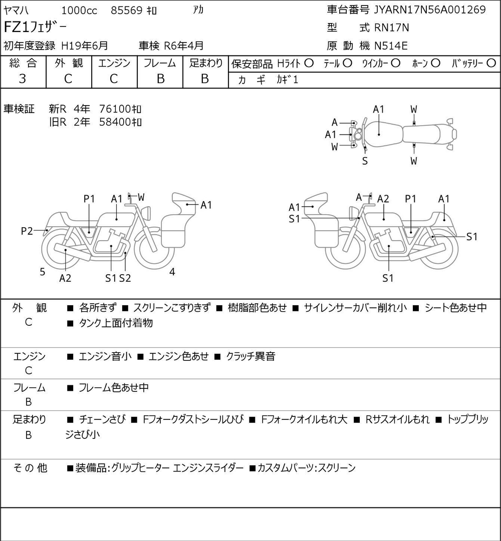 Yamaha FZ1 Fazer 040280