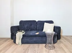 Бескаркасный диван-кровать 4664 синий