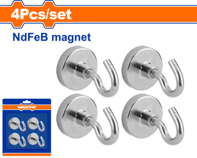 Набор магнитных крючков из 4 шт.