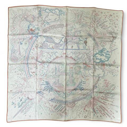 Платок Hermes 90х90 см