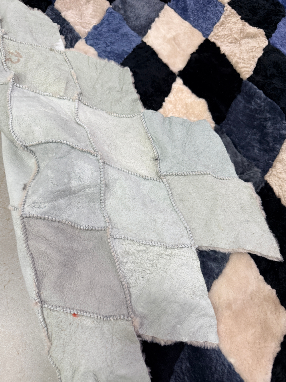 Меховой Коврик прикроватный накидка на кресло из овчины