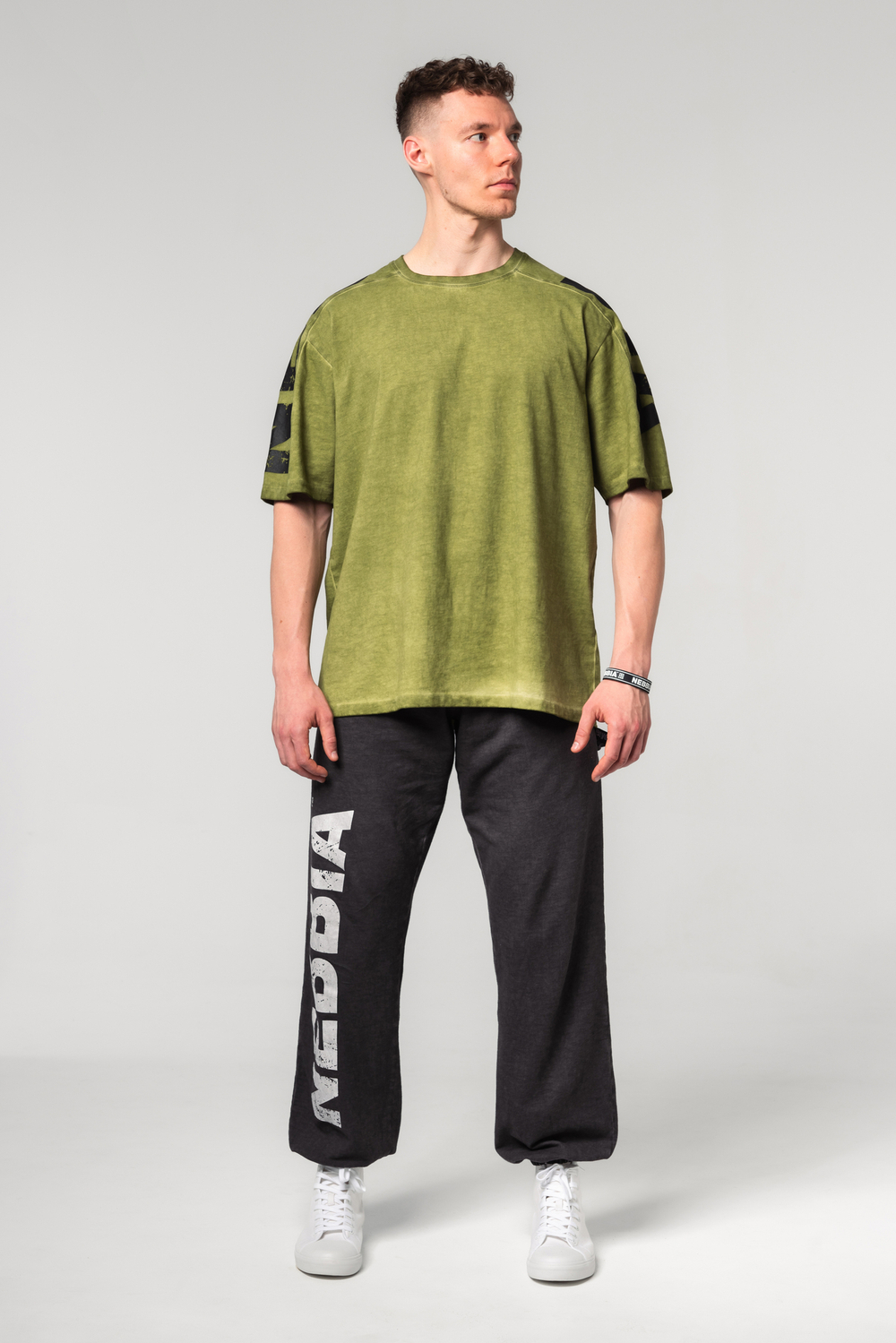 Футболка WASHED-OFF OVERSIZED T-SHIRT LIFTING CLUB 368