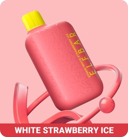 ELF BAR EP8000 - White Strawberry ice (5% nic)