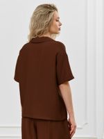 Блузка женская Ясмина-1 Виотекс КОРИЧНЕВЫЙ