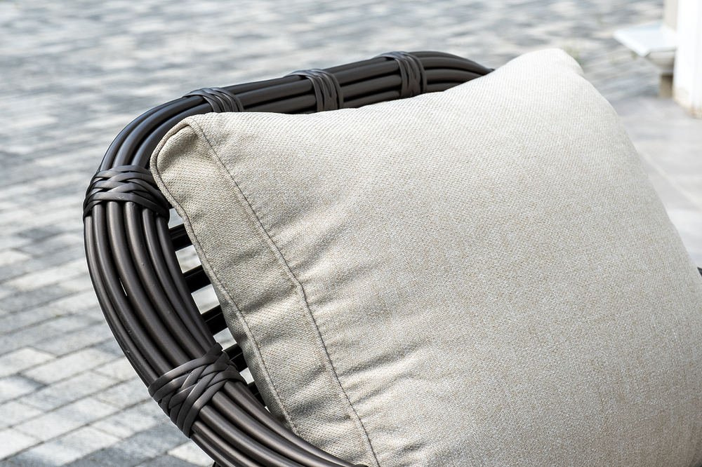 "Ницца" лаунж-зона из искусственного ротанга, цвет бронзовый