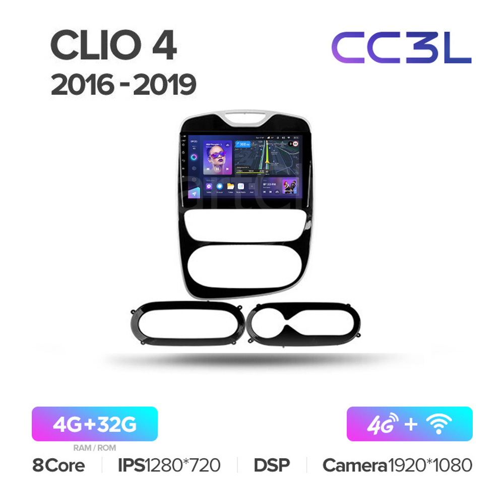 Teyes CC3L 10,2"для Renault Clio 4 2016-2019