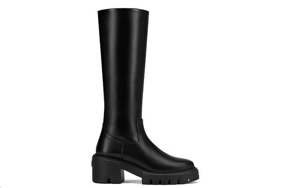 Stuart Weitzman/SW Soho Knee High Boot Cow Leather Knee high Boots Women"s Black