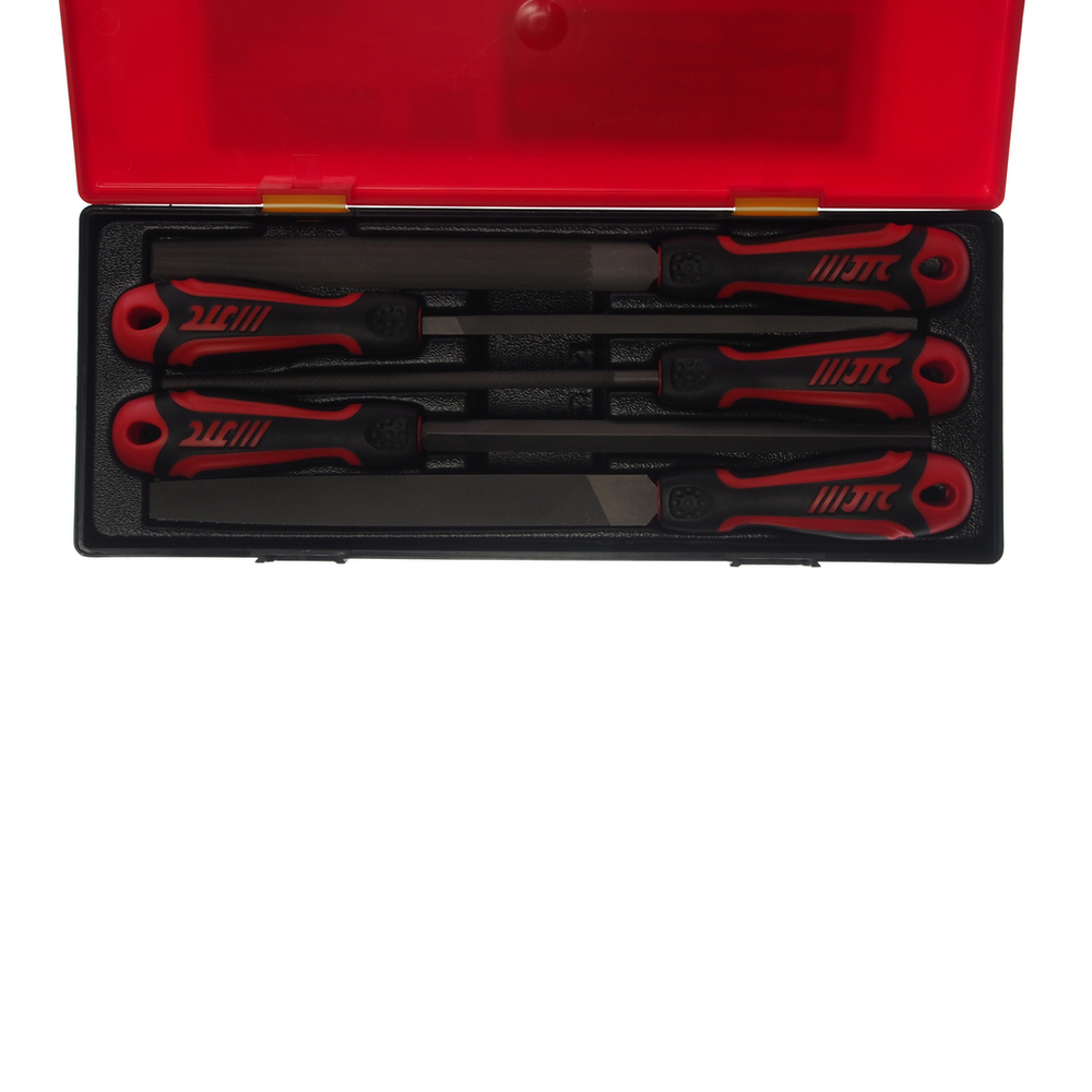 Набор напильников 203мм 5 предметов в кейсе JTC