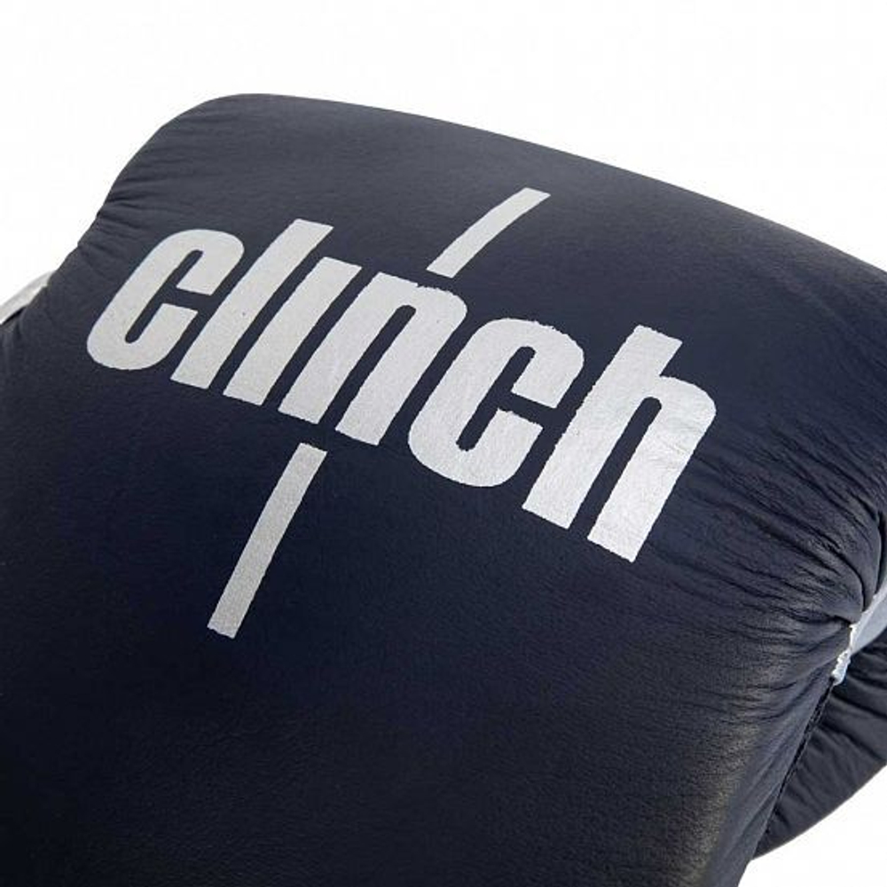 Перчатки боксерские Clinch Prime 2.0 темносине-серебристые C152