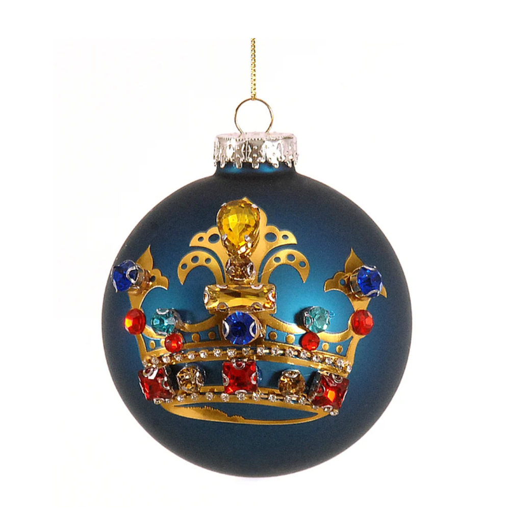 Шар Корона синий