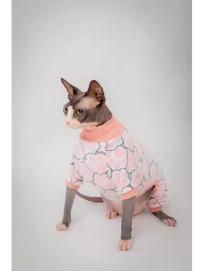 Комбинезон пижама велюровый для собак и кошек