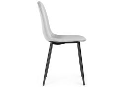 Стул на металлокаркасе Lilu light grey / black