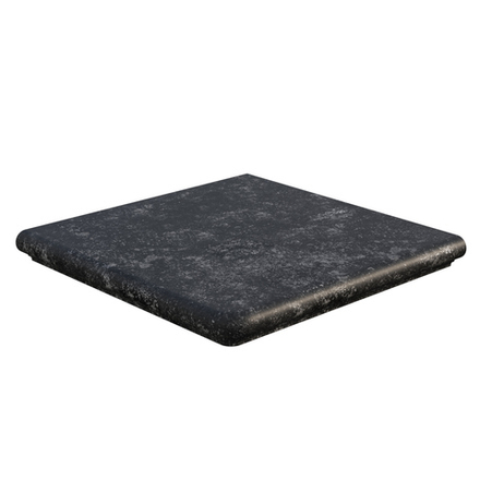 Westerwalder Klinker - WKS 31190 E Atrium Schwarz 320x320x9,5 - Клинкерная угловая ступень