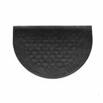 Коврик придверный 60х90 см, серый, грязезащитный, 430 г/м2, рисунок чешуйки, ЛЮБАША, 701052