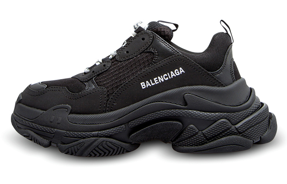 Balenciaga Balenciaga Triple S retro low-cut daddy shoes women's black